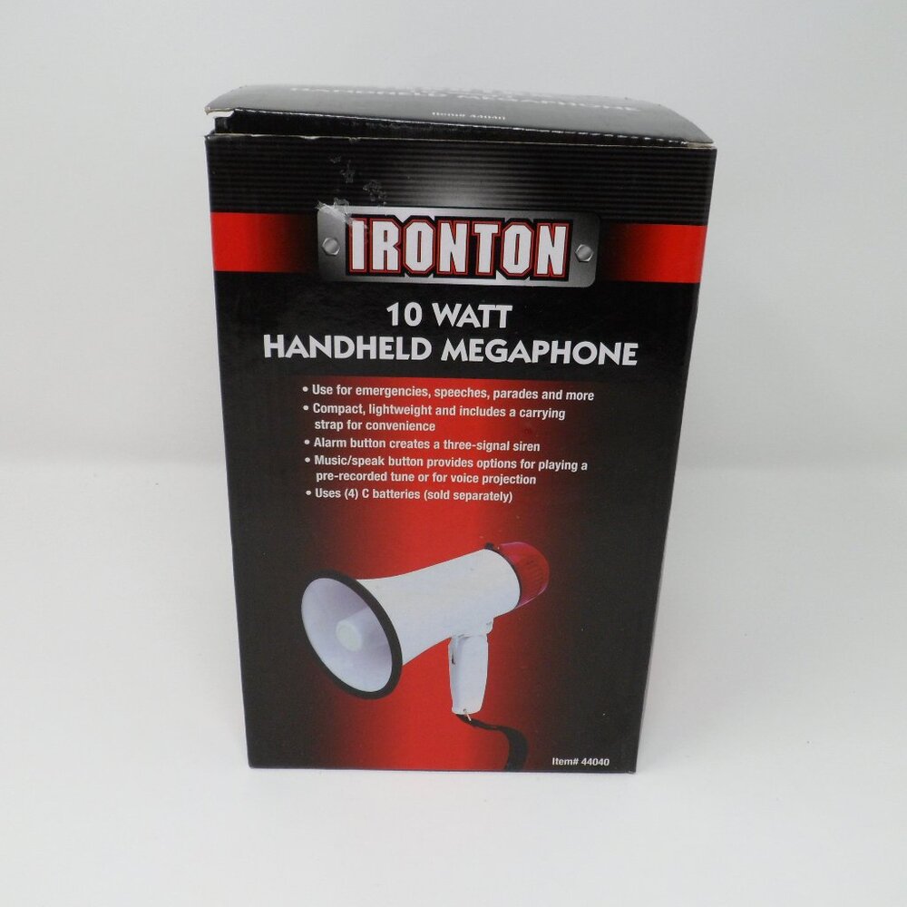 New Ironton 10 Watt Handheld Megaphone